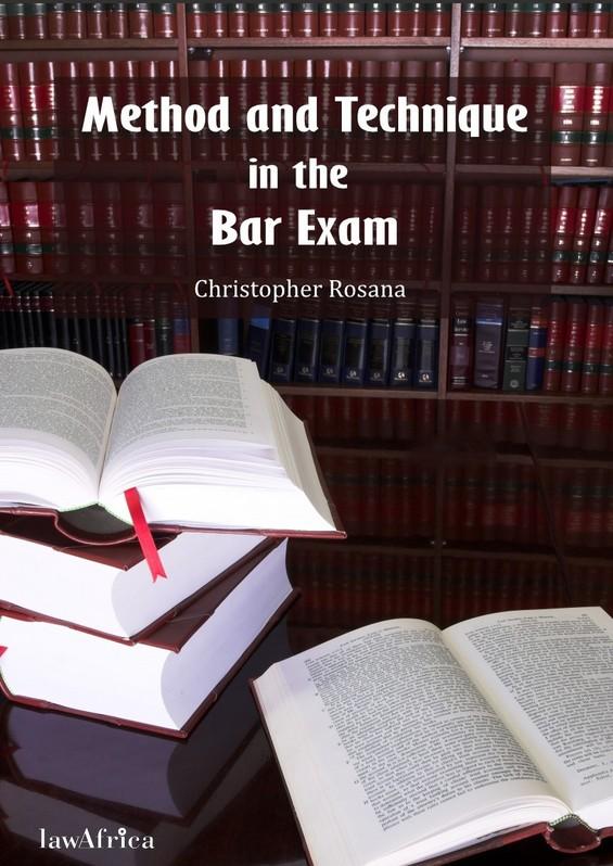 Method and Technique in the Bar Exam